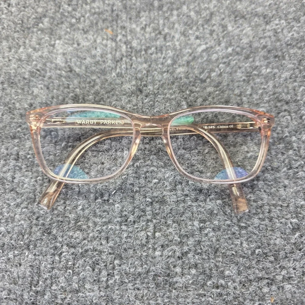 Warby Parker Welty M 600‎ Rose Crystal Eyeglasses Frames ONLY 52-18-145